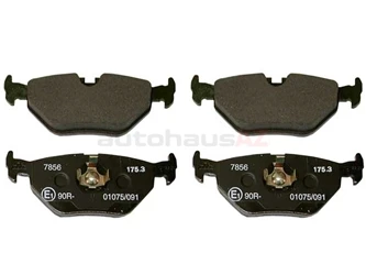 ATE 34216750190, 603605 Brake Pad Set; Rear; OE Compound Narrow Clip Style For E36-E46 3-Series - BMW | 34211160340 34211160533 34211161455 34211164501