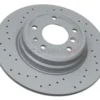 Zimmermann Sport Z X-Drilled 34216757748SP, 150127252 Disc Brake Rotor; Rear; Solid 324x12mm; Cross-Drilled - BMW | 34211157953 34211159900 34211159900SP 34211159900ZIM