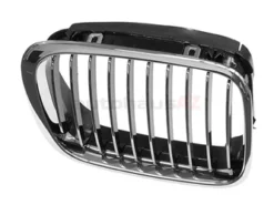 Genuine BMW 51138208490 Grille; Front Right; Chrome W/ Black Chromed Edge Gills. - BMW