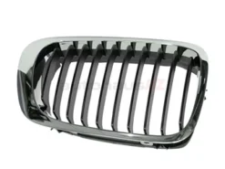 Genuine BMW 51138208684 Grille; Right; Chrome With Black Grille - BMW