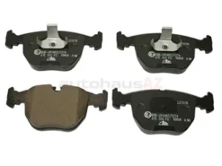 ATE Ceramic 34116761252, LD7078 Brake Pad Set; Front - BMW