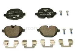 ATE Ceramic 34216885452, LD2760 Brake Pad Set; Rear - BMW