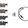 Akebono Euro 34216859917, EUR1762 Brake Pad Set; Rear - BMW, Mini | 34201543683 34216860403