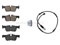 Akebono Euro 34216859917, EUR1762 Brake Pad Set; Rear - BMW, Mini | 34201543683 34216860403