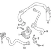 Genuine BMW 11537649300 Coolant Hose - BMW
