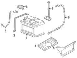 Genuine BMW 12421432195 Positive Battery Junction Block Cable - BMW