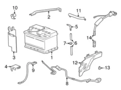 Genuine BMW 12421436885 Positive Battery Junction Block Cable - BMW