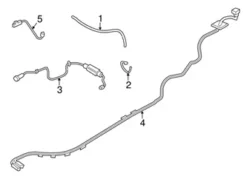 Genuine BMW 12427601508 Battery Cable - BMW
