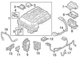 Genuine BMW 12437647010 Battery Cable Harness - BMW