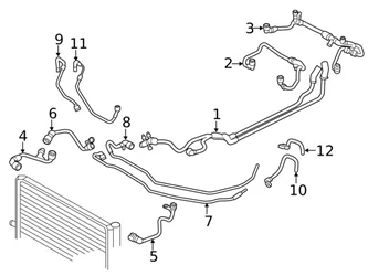 Genuine BMW 17128642038 Coolant Hose - BMW