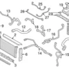 Genuine BMW 17128667356 Radiator Coolant Hose - BMW