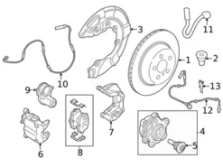 Genuine BMW 34206896673 Disc Brake Rotor; Rear Left - BMW
