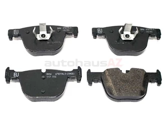 Genuine BMW 34216850570 Brake Pad Set; Rear - BMW