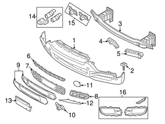 Genuine BMW 51117163957 Grille - BMW
