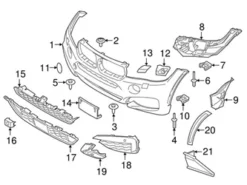 Genuine BMW 51118060891 Grille - BMW