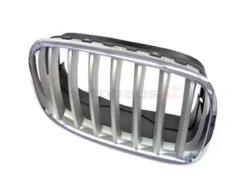 Genuine BMW 51137185224 Grille; Right; Chrome With Titanium Grille - BMW
