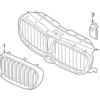 Genuine BMW 51138065541 Grille; Left - BMW