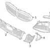 Genuine BMW 51138075665 Grille - BMW