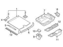 Genuine BMW 51477316454 Battery Cover - BMW