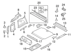 Genuine BMW 51477320564 Battery Cover - BMW