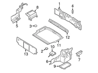 Genuine BMW 51478204084 Battery Cover - BMW