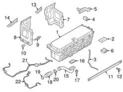 Genuine BMW 61129364534 Positive Battery Junction Block Cable - BMW | 61129247715 61129348293