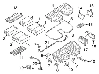 Genuine BMW 61139356488 Battery Cable Bracket - BMW | 61139325411