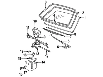 Genuine BMW 61611380759 Wiper Blade Assembly; Left - BMW | 61611386685