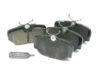 Akebono Euro D8493EUR, EUR493 Brake Pad Set; Front - BMW | 34111162481