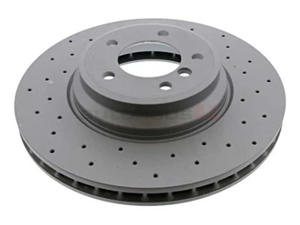 Zimmermann Sport Z X-Drilled 34116855000, 150344152 Disc Brake Rotor; Front - BMW | 34116770729