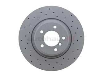 Zimmermann Sport Z X-Drilled 34116855000, 150344152 Disc Brake Rotor; Front - BMW | 34116770729 - Image 2